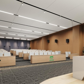 现代报告厅3D模型下载